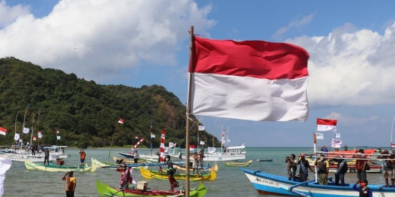 Upacara Kemerdekaan RI ke-75 tahun di Zona Hijau Bawean | YDSF