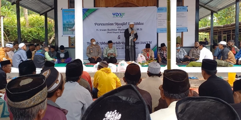YDSF Resmikan Masjid Al Ikhlas Bondowoso