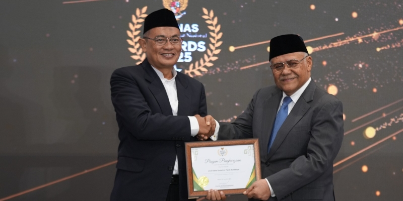 YDSF Raih Penghargaan LAZ Pelaporan Terbaik Nasional BAZNAS Award 2025